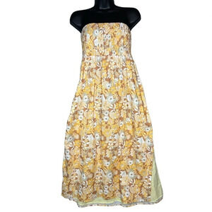 NWOT Charlie holiday Marsha Floral Print Strapless Dress Sz: 6